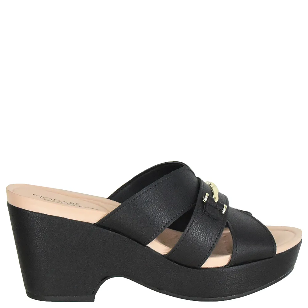 Tamanco Feminino Plataforma Modare Preto