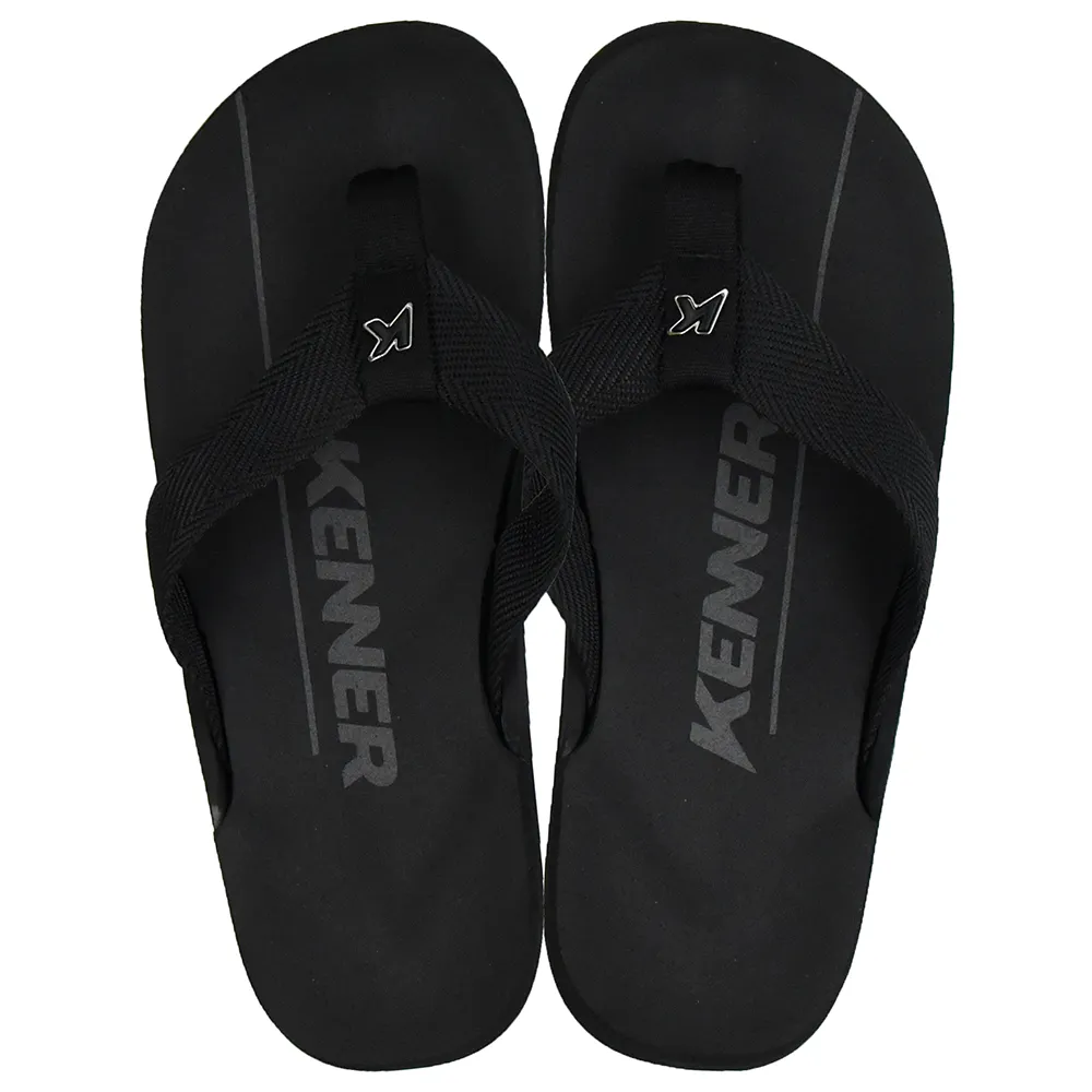 Chinelo Kenner NK6 Preto Masculino