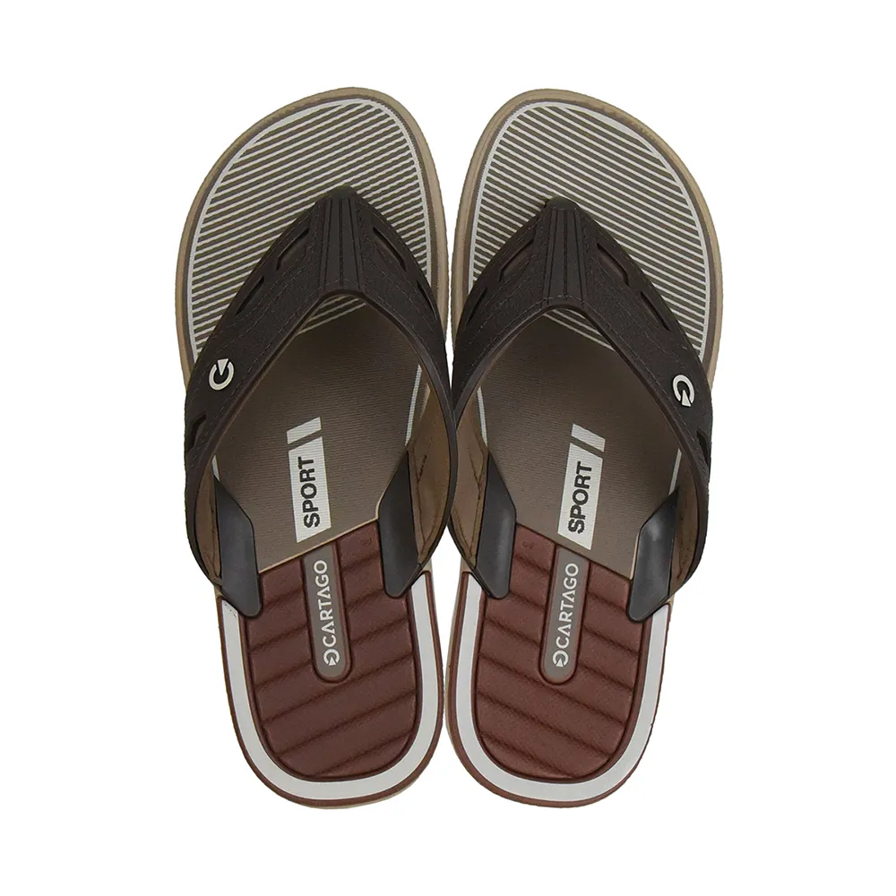 Chinelo Masculino Dallas Cartago Marrom