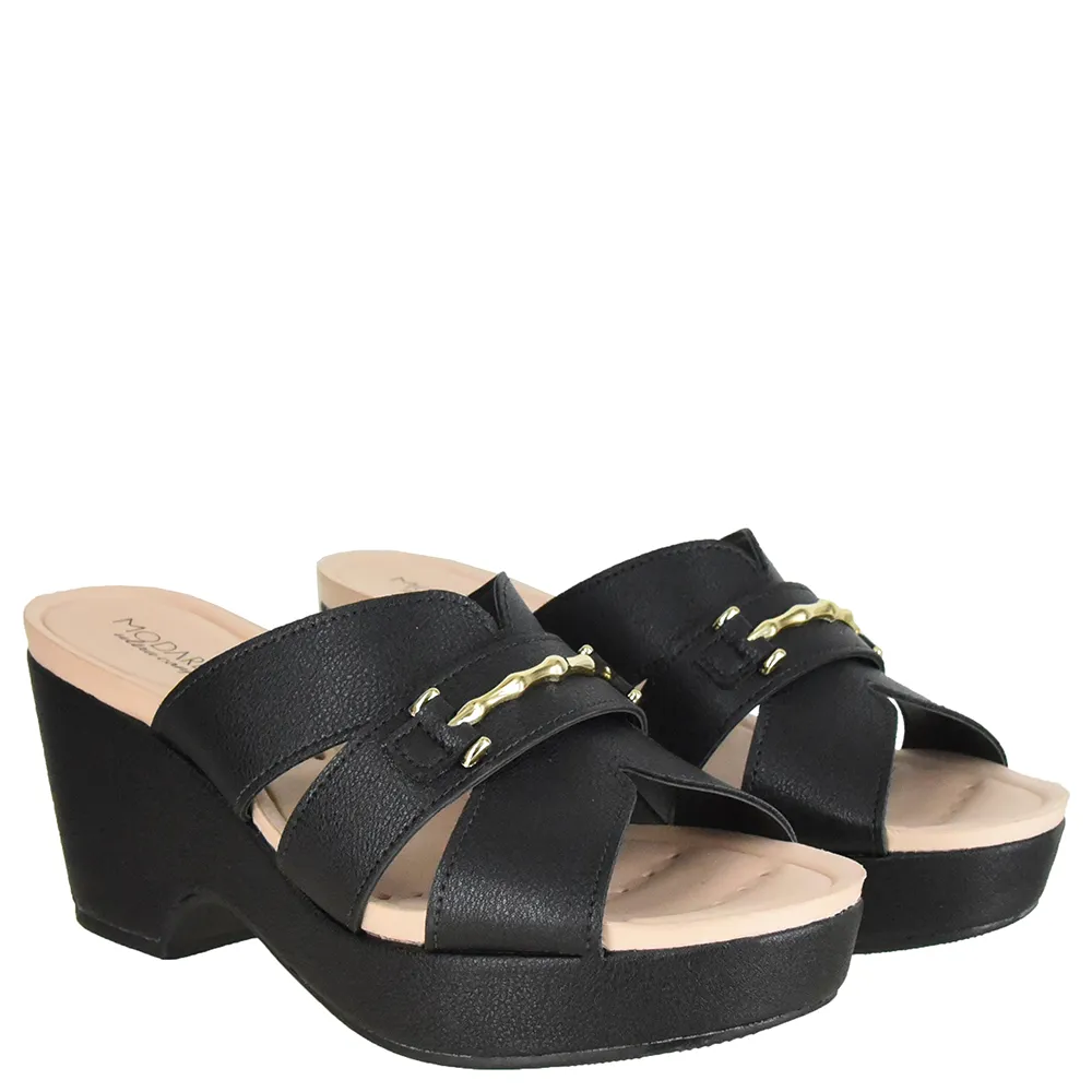 Tamanco Feminino Plataforma Modare Preto
